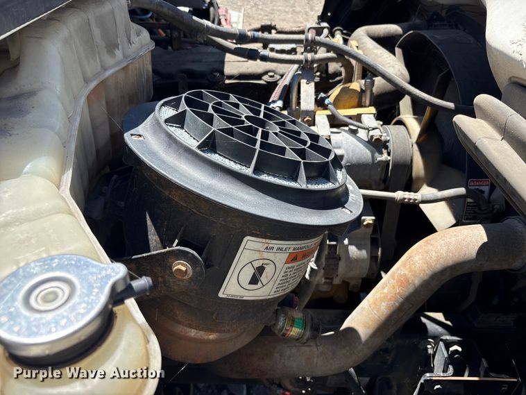 image for item EA0004 2005 Freightliner Business Class M2 flatbed truck with crash attenuator