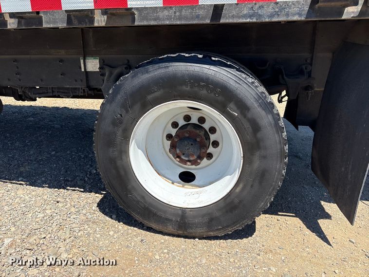image for item EA0004 2005 Freightliner Business Class M2 flatbed truck with crash attenuator