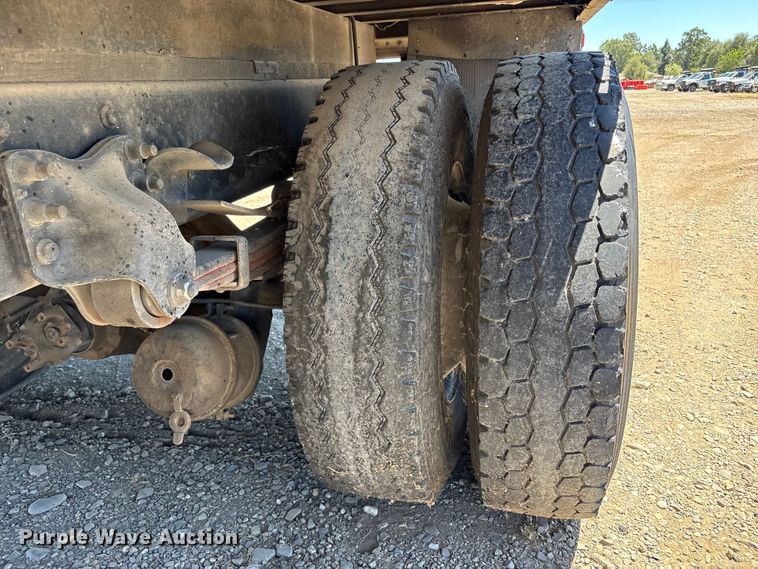 image for item EA0004 2005 Freightliner Business Class M2 flatbed truck with crash attenuator