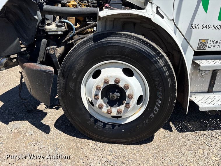 image for item EA0004 2005 Freightliner Business Class M2 flatbed truck with crash attenuator