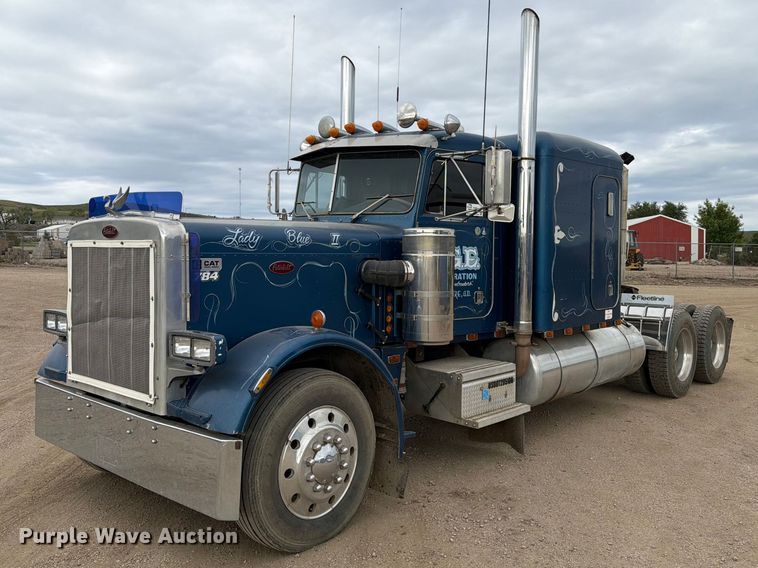 image for item EA0573 1984 Peterbilt 359 semi truck