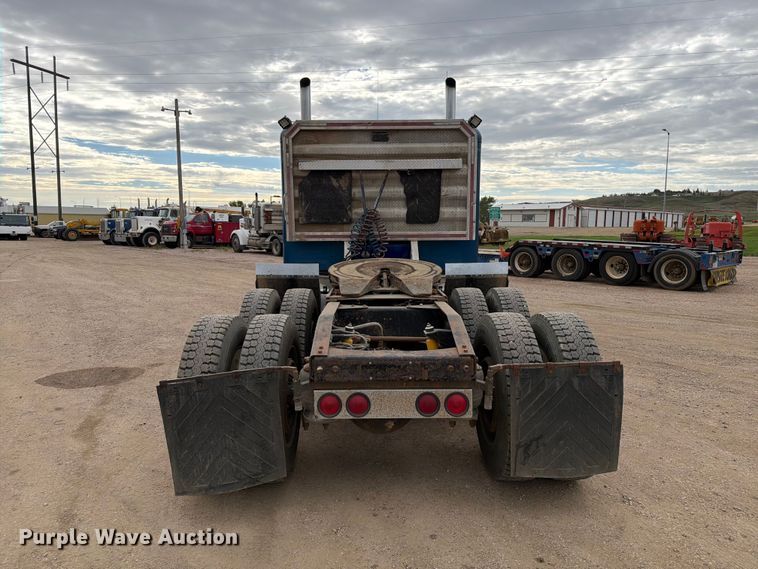 image for item EA0573 1984 Peterbilt 359 semi truck