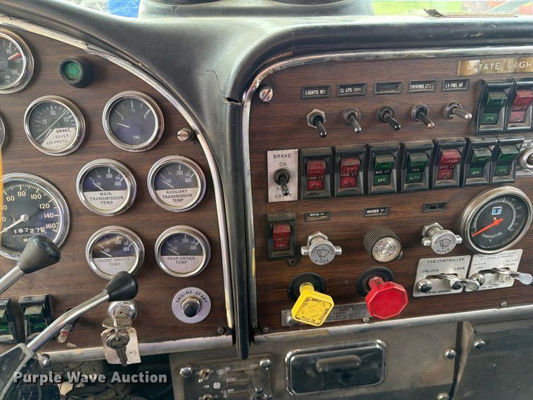 image for item EA0573 1984 Peterbilt 359 semi truck