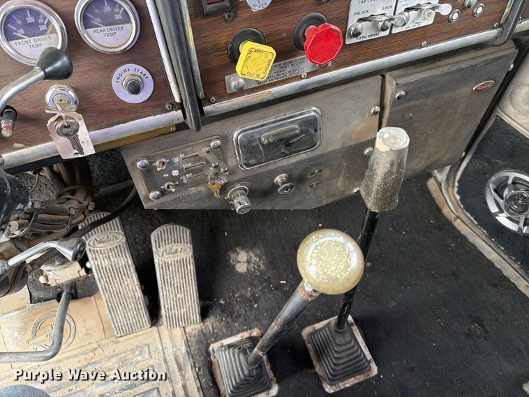 image for item EA0573 1984 Peterbilt 359 semi truck