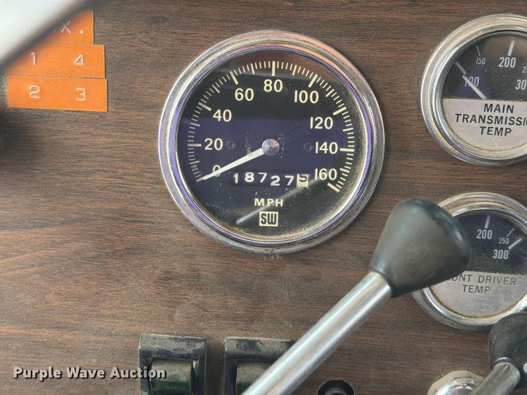 image for item EA0573 1984 Peterbilt 359 semi truck