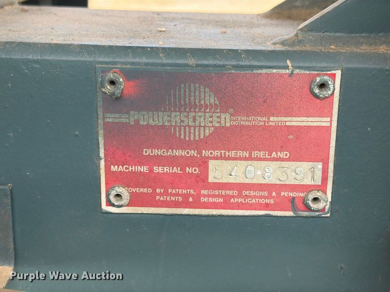 image for item EA0580 Power Screen conveyor