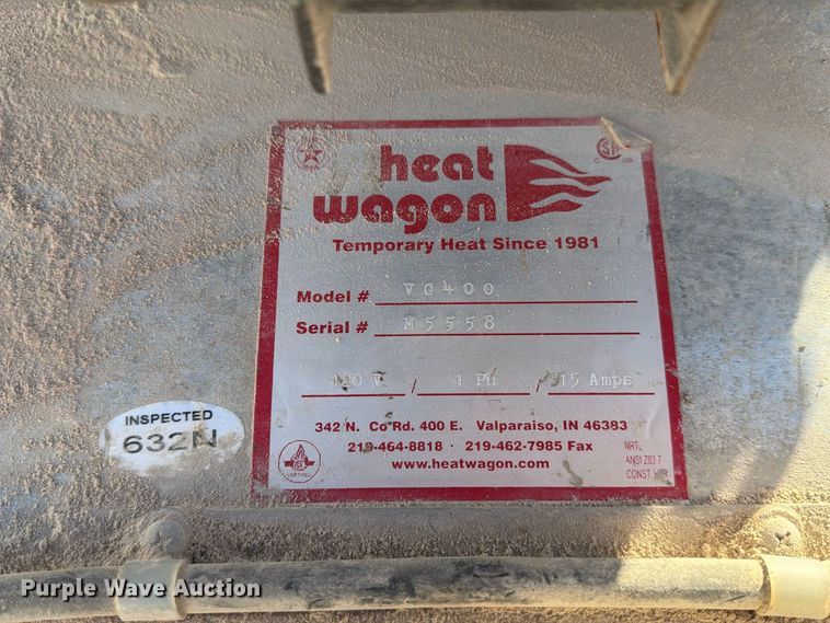 image for item EA0584 (5) Heat Wagon heaters