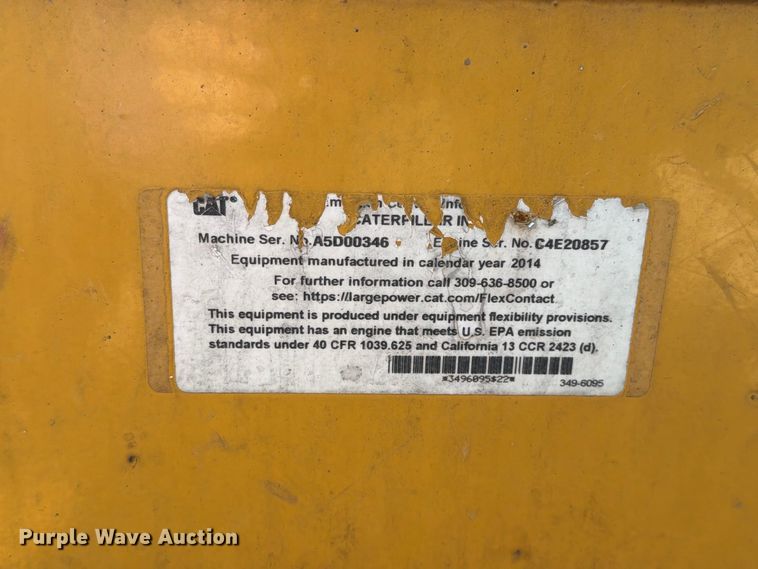 image for item EA0587 2014 Caterpillar AP-555E paver