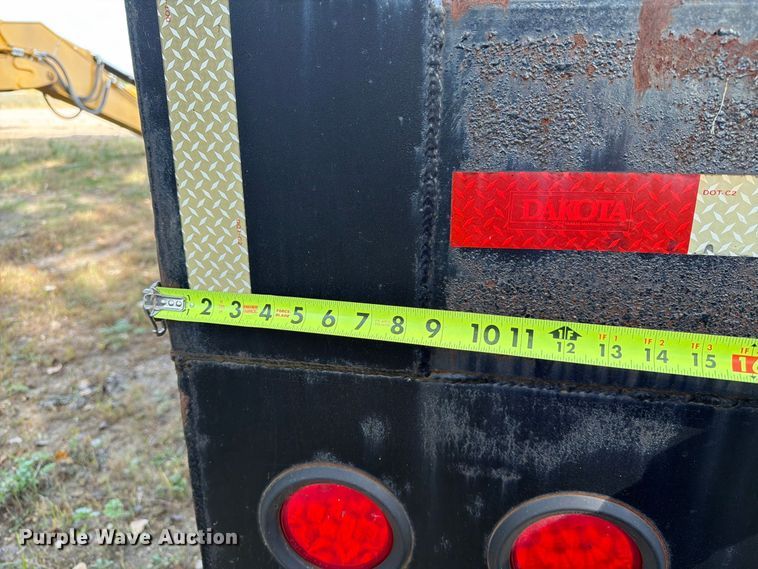 image for item EA0588 2012 Dakota Trailer Manufacturing bottom dump trailer