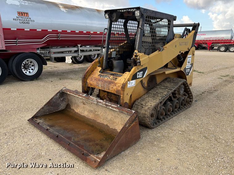 2008 Caterpillar 257B tracked skid steer loader