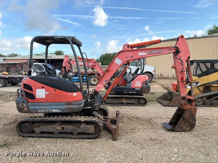 image for item EA7344 Kubota KX71-3 mini excavator