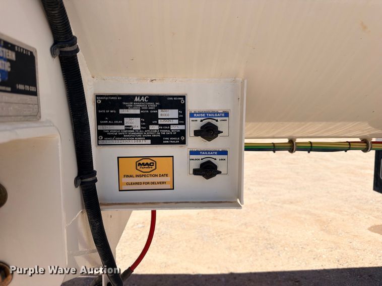 image for item ED5485 2017 Mac end dump trailer