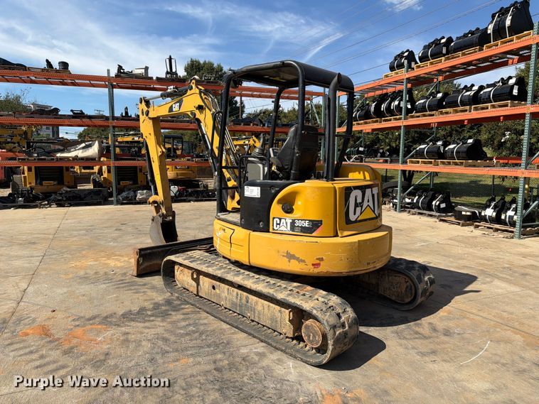 image for item EF1404 2019 Caterpillar 305E2 CR mini excavator