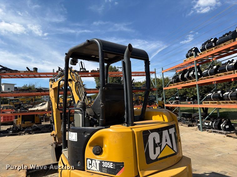 image for item EF1404 2019 Caterpillar 305E2 CR mini excavator
