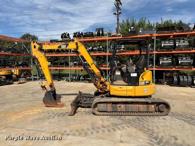 image for item EF1405 2019 Caterpillar 305E2 CR mini excavator