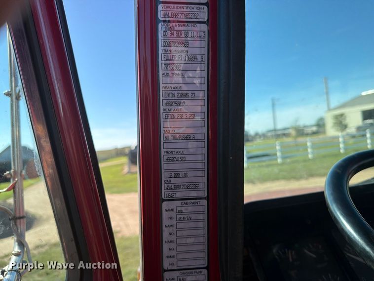 image for item EI7779 1996 Volvo WG dump truck