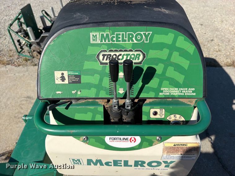image for item EO8798 2019 McElroy TracStar Series 2 poly pipe fusion machine