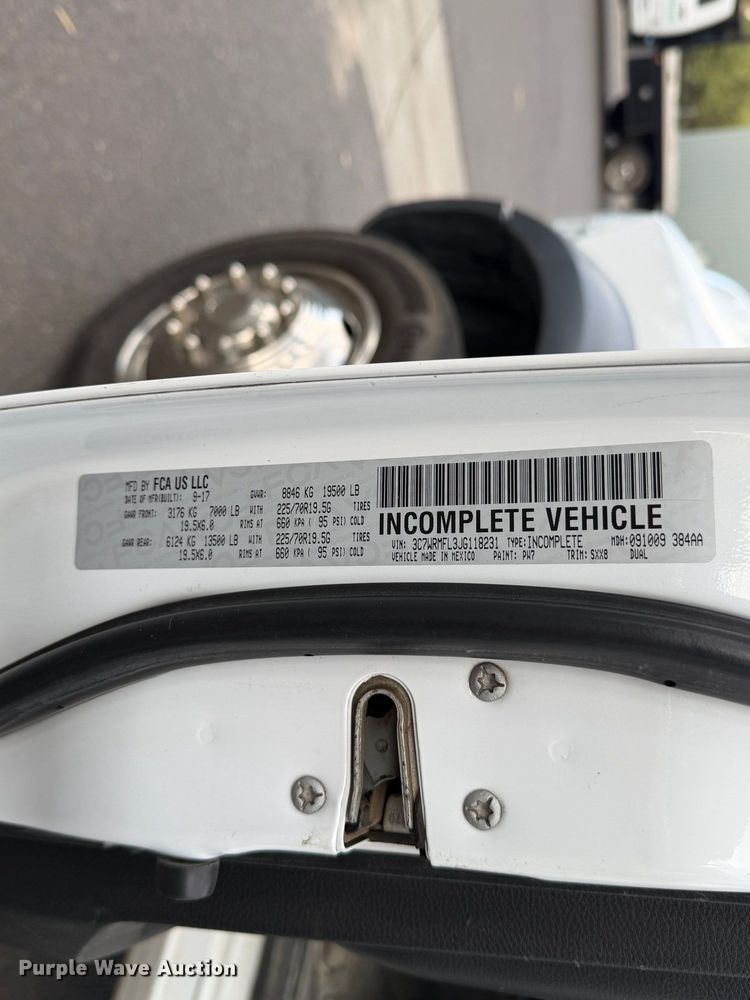 image for item EP3051 2018 RAM 5500 utility / service truck