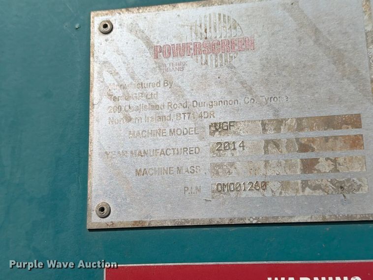 2014 Powerscreen PREMIERTRAK 400