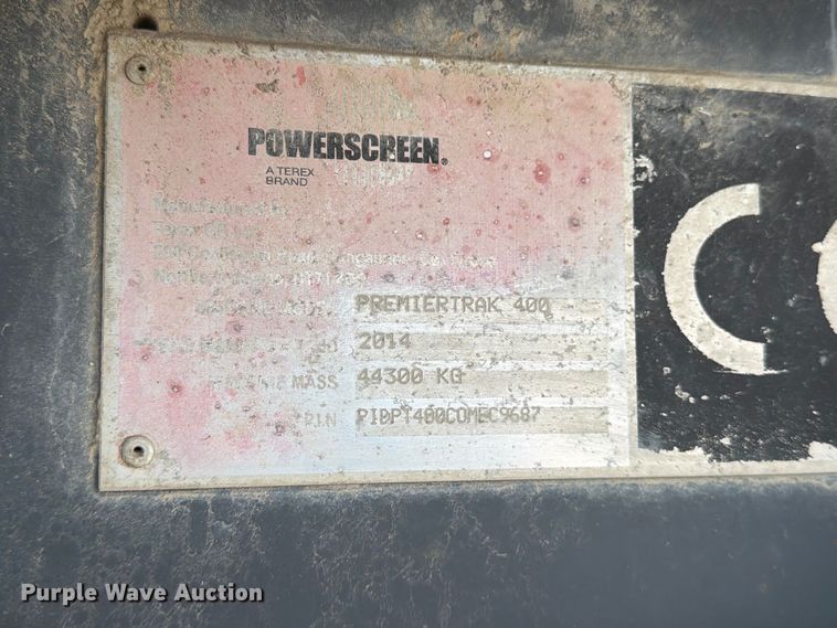 2014 Powerscreen PREMIERTRAK 400