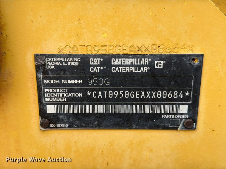 image for item EP7853 2004 Caterpillar 950G Series II wheel loader