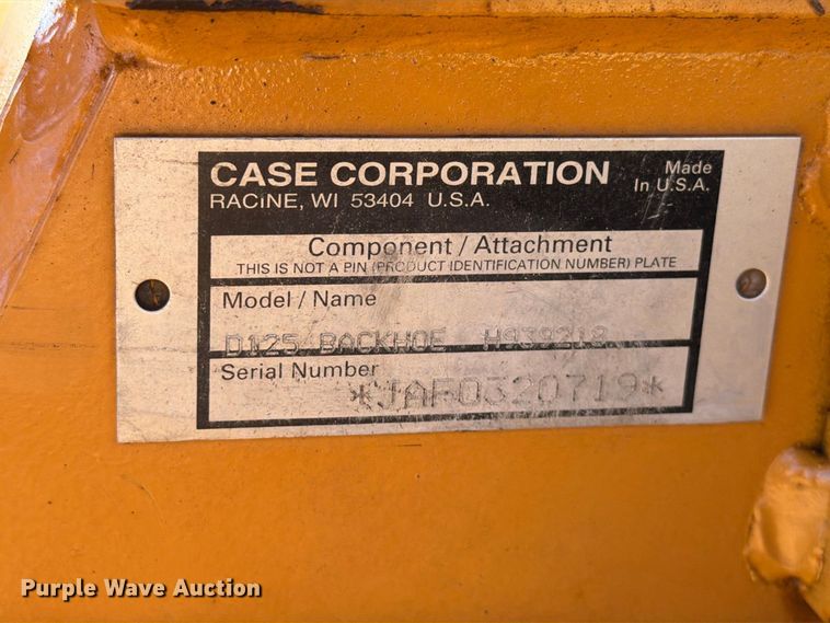 image for item EP7885 2000 Case 560 trencher