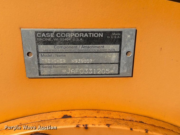 image for item EP7885 2000 Case 560 trencher
