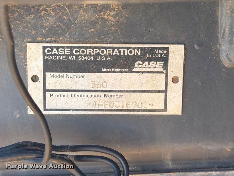 image for item EP7885 2000 Case 560 trencher