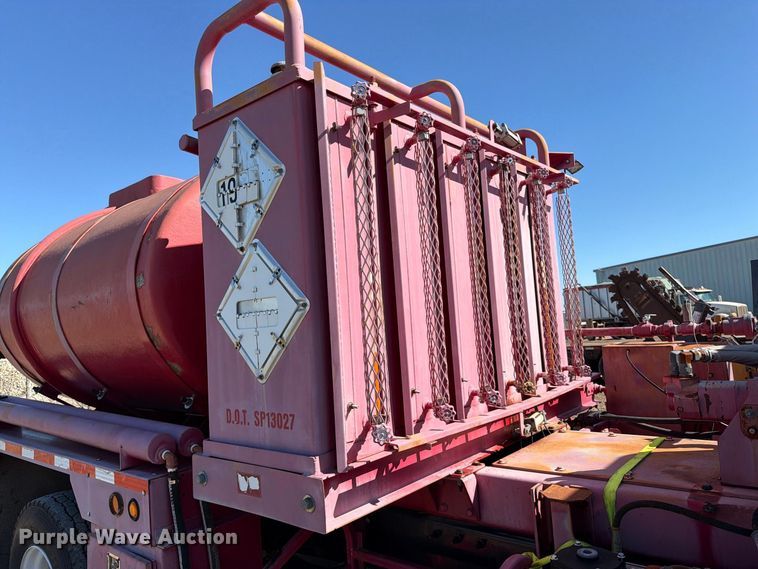 image for item EP7886 2012 Hernco oilfield acidizing pump truck bed