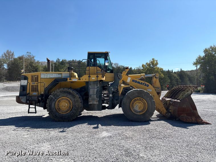 image for item ER3426 2007 Komatsu WA600-6 wheel loader