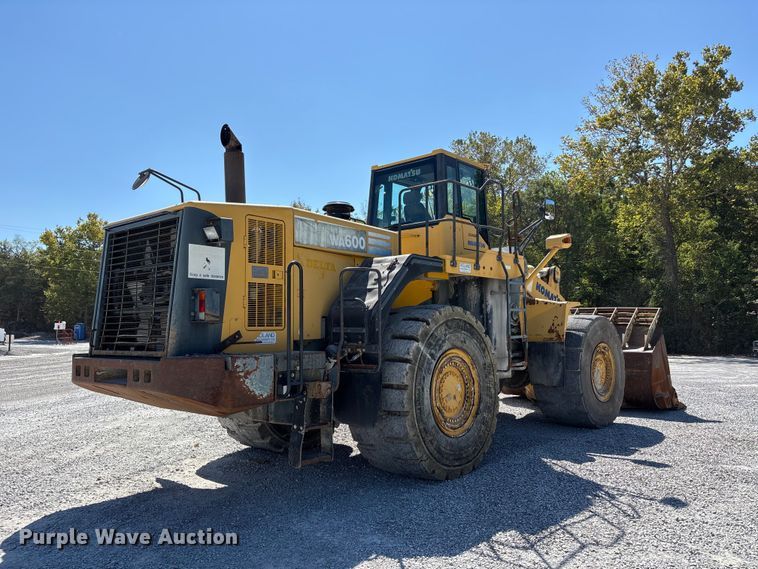 image for item ER3426 2007 Komatsu WA600-6 wheel loader