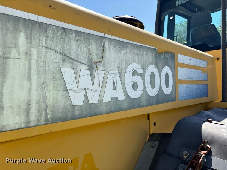 image for item ER3426 2007 Komatsu WA600-6 wheel loader