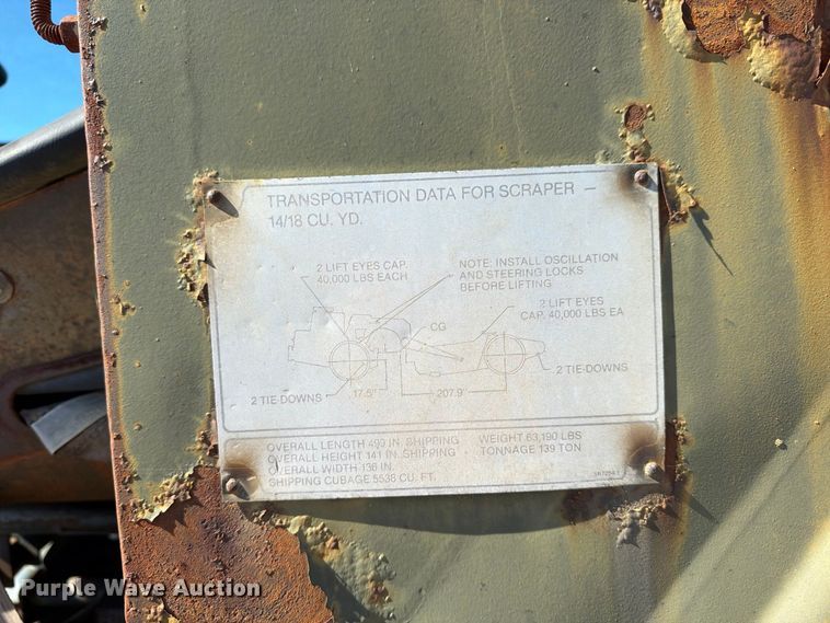image for item ER3451 1985 Caterpillar 621B 