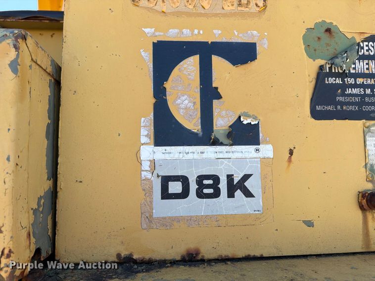 image for item ER3453 1976 Caterpillar D8K dozer
