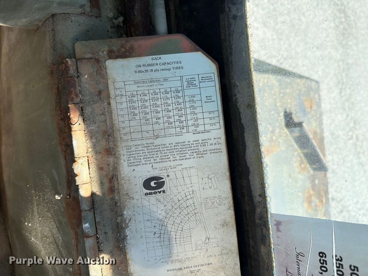 image for item ER3455 1985 Grove RT41AA crane