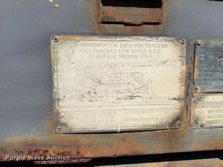 image for item ER3456 1966 Caterpillar D7E dozer