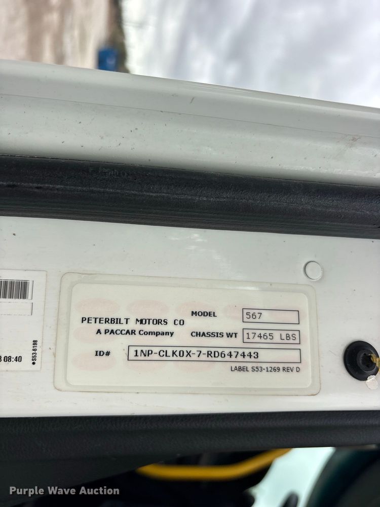 image for item ES8189 2024 Peterbilt 567 ready mix truck