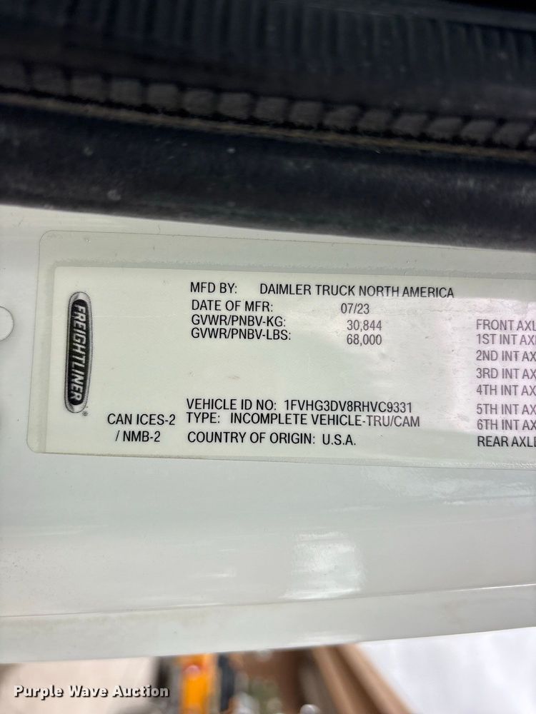 image for item ES8190 2024 Freightliner 114SD ready mix truck