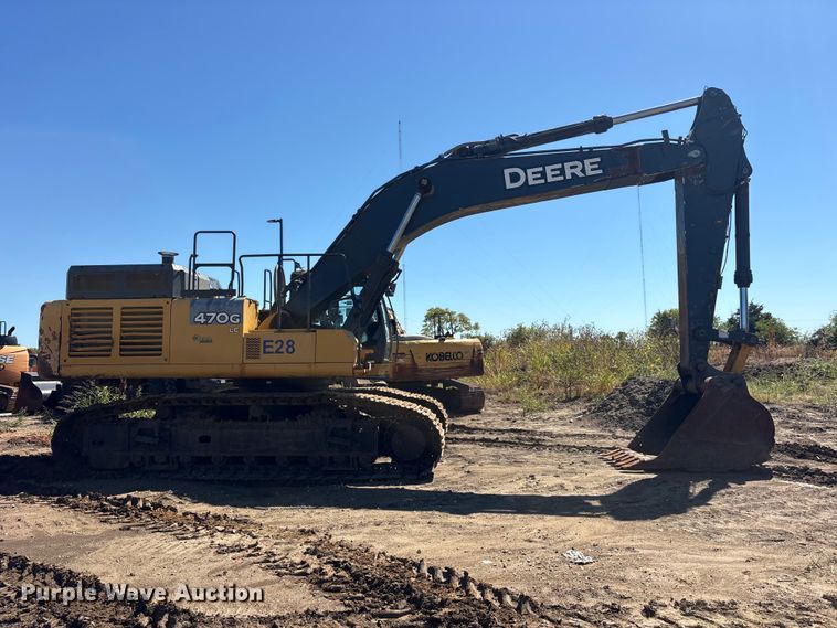 image for item ES8219 2017 John Deere 470G LC excavator