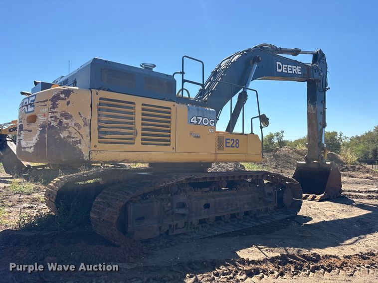 image for item ES8219 2017 John Deere 470G LC excavator