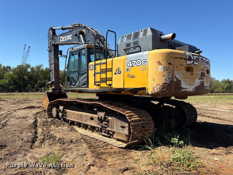 image for item ES8219 2017 John Deere 470G LC excavator