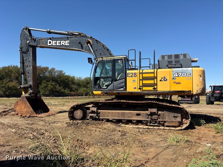 image for item ES8219 2017 John Deere 470G LC excavator