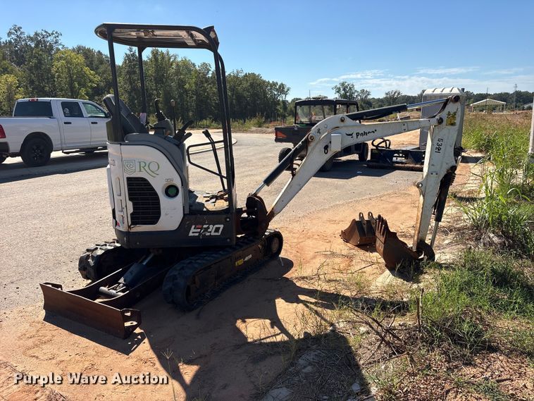 image for item ES8279 2018 Bobcat E20 mini excavator