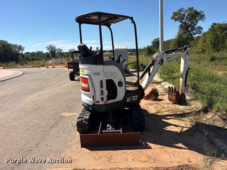 image for item ES8279 2018 Bobcat E20 mini excavator