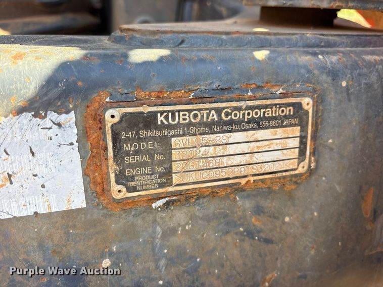 image for item ES8280 2016 Kubota SVL 95-2S tracked skid steer loader