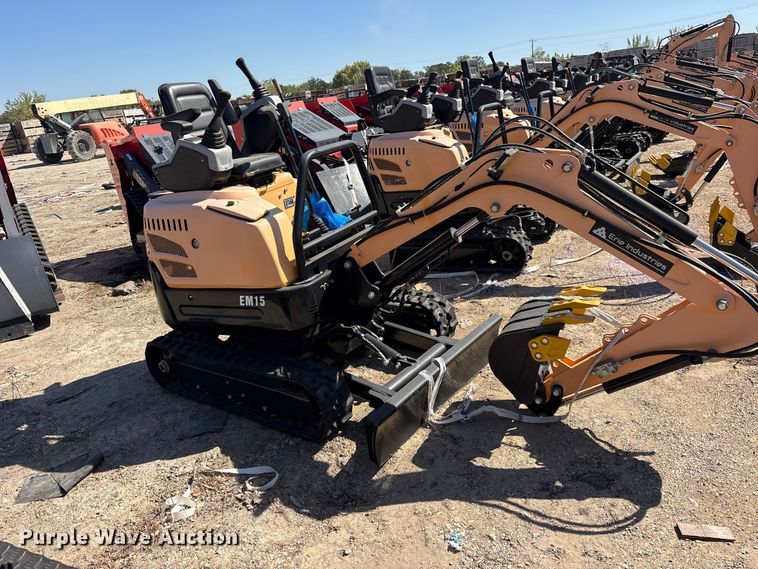 image for item ES8371 2024 Erie EM15 mini excavator