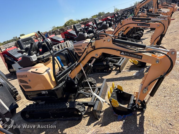 image for item ES8373 2024 Erie EM15 mini excavator