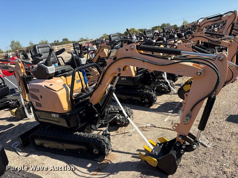 image for item ES8394 2024 Erie EM15 mini excavator
