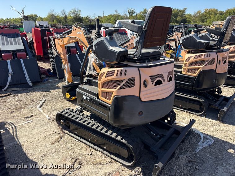 image for item ES8394 2024 Erie EM15 mini excavator