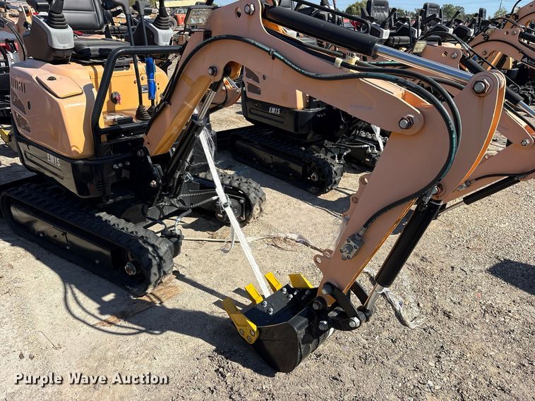 image for item ES8394 2024 Erie EM15 mini excavator